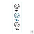 thumbnail image 1 of Kim Hyun-Ah Same Style Smiley Heart Ins Style Wrist Children'S Cute Gift Tattoo Sticker, 1 of 7