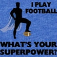 thumbnail image 2 of CafePress - FIN Football Superpower - Cute Infant Baby Football Bodysuit, 2 of 3