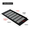 thumbnail image 1 of Bgsha 150mm Aluminium Rectangular Cabinet Wardrobe Air Vent Grille Ventilation-Cover, 1 of 9