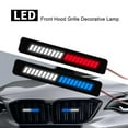 thumbnail image 4 of Luz de la parrilla Irfora 1 lámpara de luz decorativa LED con rejilla frontal universal para capó, lámpara decorativa para rejilla frontal de coche, lámpara de circulación diurna y nocturna, accesorio Irfora Luz de la parrilla, 4 of 7