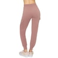 thumbnail image 3 of ALWAYS Women's Super Soft Casual Cargo Jogger Pants Mauve M, 3 of 6