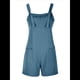 thumbnail image 3 of Cortos de Verano A para Mujer, Casuales Sin Mangas con Bolsillos Azul Mar XXXL, 3 of 9