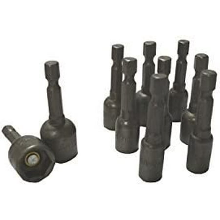

Quick Change Magnetic Nut Setter Bits SAE and Metric (10 Piece Set)