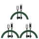 thumbnail image 4 of sweethay Cable de datos de aleación 5A Anti-óxido 1.2m 480Mbps Teléfonos móviles Transmisión rápida Cable de reemplazo de carga rápida Verde 60W Verde 60W Tipo 2 3piezas, 4 of 6
