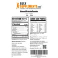 thumbnail image 6 of BulkSupplements Almond Protein Powder, Plant-Based Protein, 500g, 17 Servings, 6 of 6