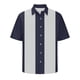 thumbnail image 2 of pstuiky camisetas de hombre, Camisa deportiva informal de manga corta para hombre, estilo ejecutivo, con solapa y estampado ropa de hombre m, 2 of 5
