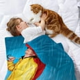 thumbnail image 2 of Cantando Bajo la Lluvia anti-pilling, suave, ligera, esponjosa y acogedora de lujo para hogar y cocina – Perfecta para niños y adultos,200X150cm, 2 of 6