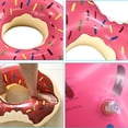 thumbnail image 4 of Doughnut Pool Float Inflatables Donut Pool Ring Donut Swimming Ring for Beach Pool, 4 of 5