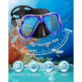 thumbnail image 2 of Set de Snorkel PIYAZI 4 en 1 para Adultos con Máscara, Aletas y Bolsa, 2 of 7