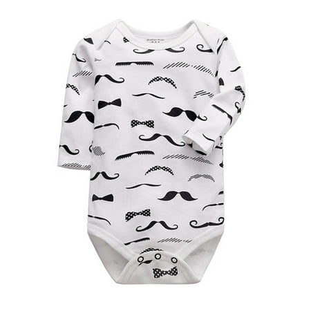 

HAWEE Unisex Baby Cotton Long-sleeve Bodysuits Baby Boys Girls Onesies Size 9-24 Month