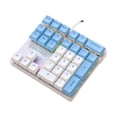 thumbnail image 1 of tredstone Wired Mechanical Numeric Keypad XDA Key Shape Improved Input Speed Soft Lighting Numeric Keyboard Blue blueaxis, 1 of 6