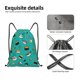 thumbnail image 4 of Fotbe Sushi Bolsa Mochila con Cordón Estampada, Bolsa de Gimnasio Deportiva, Bolsa Cinch, Bolsa con Cordón para Hombres y Mujeres-Small, 4 of 6