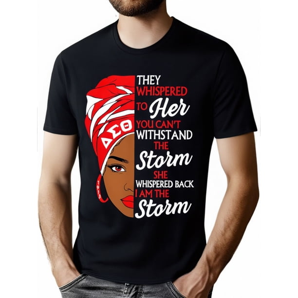 Camiseta gráfica Delta Sigma Theta Sisters, 100 % algodón, cuello redondo, estilo casual urbano con estampado animal, tejido de punto de elasticidad media, para hombre y mujer, ajuste cómodo para las