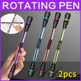 thumbnail image 4 of 2pcs Relax Fidget Spinner Pens - Anti-Slip, Smooth Writing Ballpoint For Office & School Use (Assorted Colors) Pens For Writing Beadable Pens, 4 of 5
