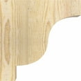 thumbnail image 3 of 4"W x 10"D x 10"H Newport Rough Sawn Corbel, Douglas Fir, 3 of 9