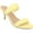 Yellow, variant on Journee Collection Womens Mellody Light Puff Strap Slip On Open Toe Pumps
