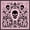 Pink Black, variant on Feelyou Vintage Boho Skull Bed Sheets, Mandala Damask Flower Full Size Sheets, Purple Black, 4 Pieces, 1 Flat Sheet, 1 Fitted Sheet and 2 Pillowcases