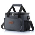 thumbnail image 1 of Bolsa de almuerzo Lifewit, grande, aislante, gris oscuro, 8,5 L, 1 of 7