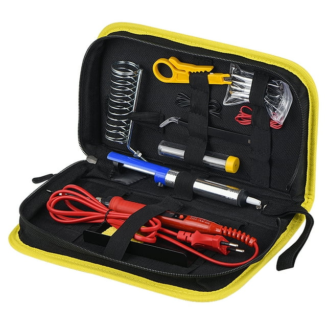 110V Electric Adjustable Temperature Soldering Iron Gun Set Kit Welding