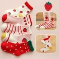 thumbnail image 4 of Generic Socks Toddler 5PC Socks Baby Midtube Floor Socks Spring Summer Cartoon Animal Socks for Boys and Girls for All Seasons Non-Slip Fashion Casual Breathable ﻿(0-2 Years,N), 4 of 7