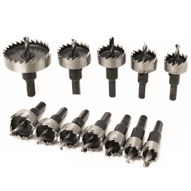 Sierras Corta Circulo Metal 16-53mm Hss Acero Inox 13 Brocas