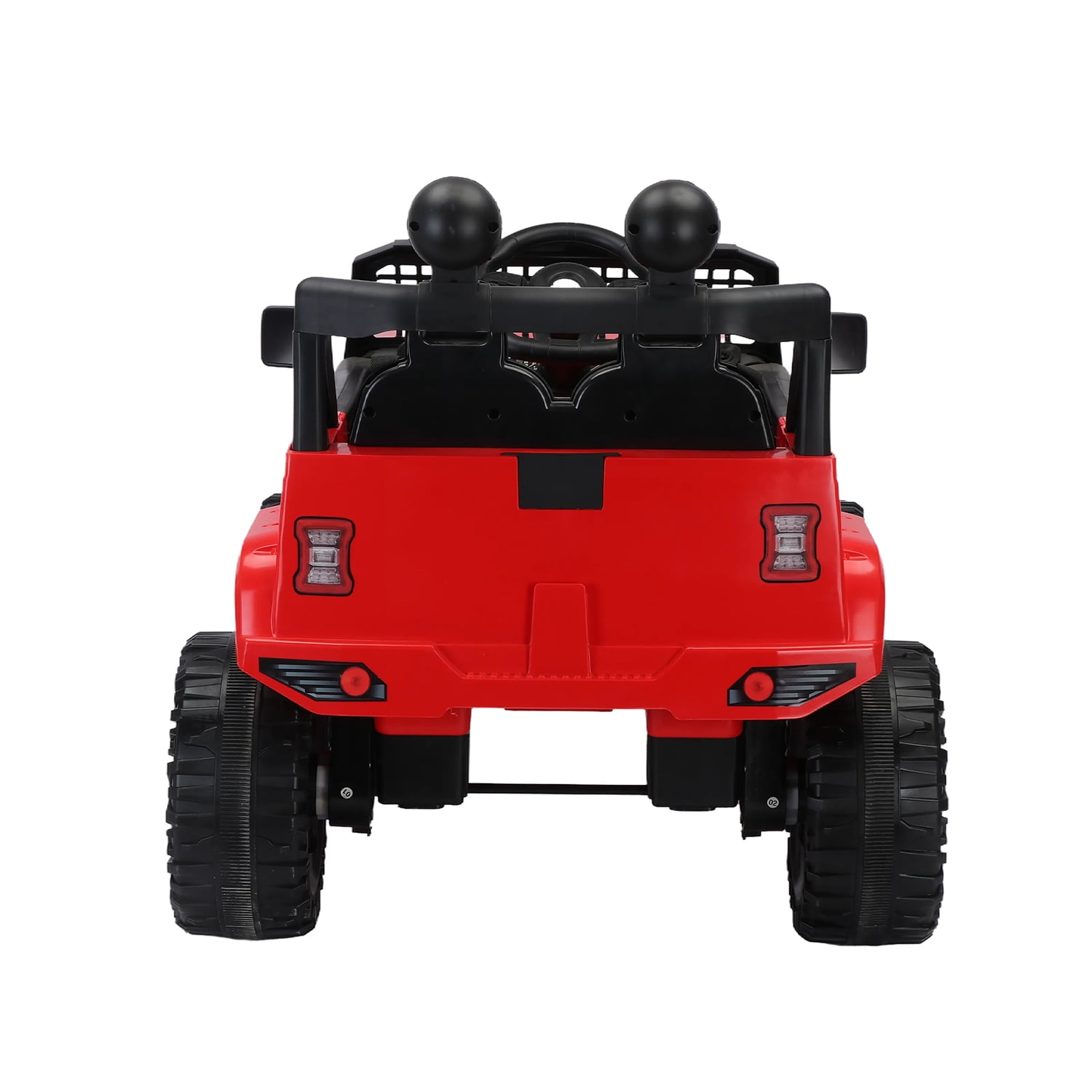 CIPACHO 12V Powered Ride On Truck Car for Kid, Electric Toy Car with 2.4G Parents Remote Control, USB, MP3, Bluetooth, LED Light, Red