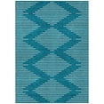 thumbnail image 2 of Addison Rugs Chantille Indoor/Outdoor Transitional Geometric Teal Washable Rectangle Rug, 8' x 10', 2 of 6