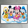 thumbnail image 3 of Lleno Diamantes Disney Pato Donald Serie Dibujos Animados Diamante Resina 40*30CM (A1346) 20 Colores, 3 of 9