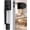 Black, variant on Klamerit Front Door Handle No Lock, Gold Front Door Lock Set with Modern Knob, Adjustable Exterior Entry Handleset, Lower Half Grip