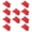Red, variant on Reusable Silicone USB Port Seal Plug Compactly Design USB Port Cover for Laptop Charging Ports Protections 10pcs