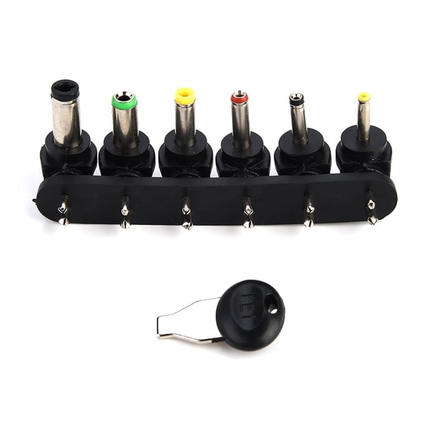 Adaptador De Corriente CA CC Universal De 12 W Fuente De Alimentación De Enchufe Múltiple 6 En 1 Con 6 Puntas CC Para Luces De Pantalla LED Mini Enrutadores De TV
