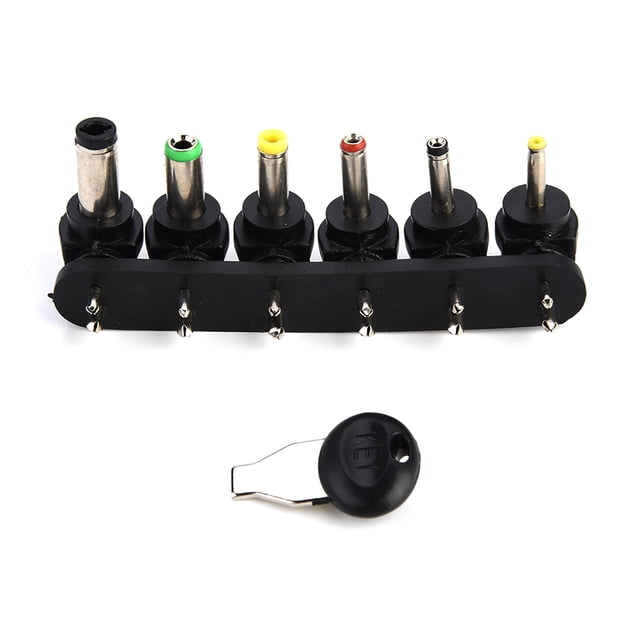 Adaptador De Corriente CA CC Universal De 12 W Fuente De Alimentación De Enchufe Múltiple 6 En 1 Con 6 Puntas CC Para Luces De Pantalla LED Mini Enrutadores De TV