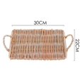 thumbnail image 1 of Slate Wicker Rattan Tray, 1 of 10