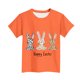 thumbnail image 5 of Blusas y camisas de manga corta con cuello redondo Camiseta estampada de manga corta de Pascua para niños Cuello redondo Manga corta Casual Versátil Para niñas Niños Top de poliéster, 5 of 5