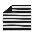 thumbnail image 6 of Urban Playground Kids and Teens Lavelle Stripe Black/White 3-Piece Quilt Set, Full/Queen, 6 of 9