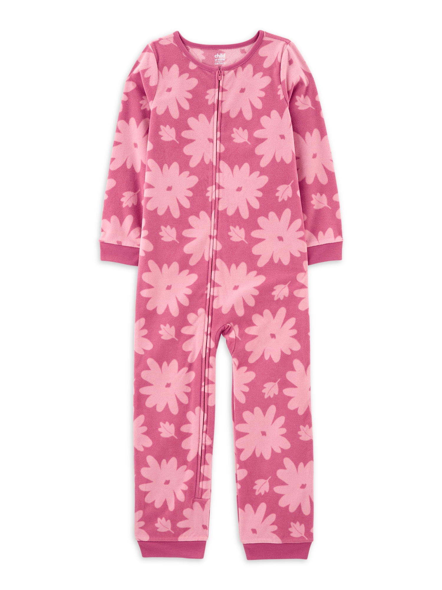 Carter's Child of Mine Girls Union Suit Pajama, 4-8