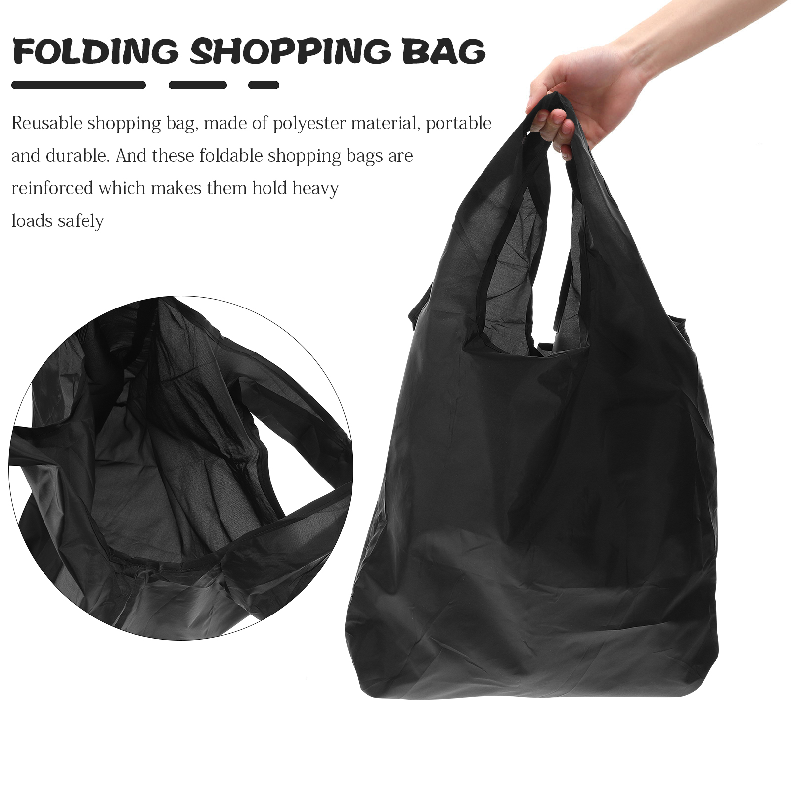 4 Pcs Shopping Bag Reusable Grocery Bags Heavy Duty Reuse for Groceries ...