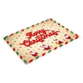 thumbnail image 2 of CEHVOM Christmas Doormat Indoor Outdoor Entry Doormats Front Door Decoration Mat Non-Slip Absorbent Entry Door Rugs, 2 of 8