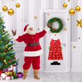 thumbnail image 4 of Árbol de Navidad de Fieltro Calendario Árbol de Navidad (Rojo 114*43cm) JM, 4 of 5