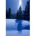 thumbnail image 2 of Young, Bill 17x24 White Modern Wood Framed Museum Art Print Titled - Canada, BC, Smithers Winter snow landscape, 2 of 4