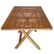 thumbnail image 2 of Mesa Plegable Alta Rectangular De Madera Sólida, 120x80 – Rústico Tratable NATIVO MUEBLES TERRAZA, 2 of 5