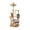 49.6IN, variant on 50IN Solid Wood Cat Tree Multi-level Condo Indoor Large Cats