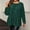 01 Green, variant on Women's Clothing Plus Size Tops 3/4 Sleeve Shirts Summer Cut Out Ring Keyhole Neck Dressy Casual Loose Tunic Tops