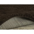 thumbnail image 2 of Sweet Home Stores Cozy Solid Contemporary Living and Bedroom Soft Shag Area Rug, 7'10" x 9'10", Brown, 2 of 9