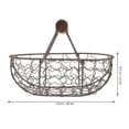 thumbnail image 2 of AURARMLET Cesta De Hierro Con Rústico Y Asa De Madera Para Y Huevos En Cocina, 2 of 5