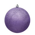 thumbnail image 1 of Vickerman N592086DG Boule de Noël 8 Po. Lavande Pailletée avec Capuchon Percé, 1 of 3
