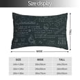 thumbnail image 2 of KLL Chemical Pillow Covers Envelope Closure,Super Soft and Cozy Fuzzy Fleece Pillow Case Cover (No pillow core） 14"x20", 2 of 5