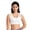 White, variant on Women's Sports Bra Sports Fitness Bra Yoga Running Bra Dry Wicking Bra Sports Bra White XL
