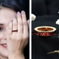 thumbnail image 3 of Rosec Jewels Natural Garnet Baguette Eternity Band for Women - Wedding Anniversary Ring - AAA Quality - Ready to Gift, 18K Yellow Gold, US 5.50, 3 of 9