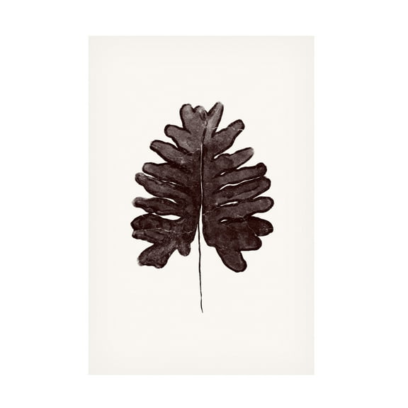 Canvas Wall Art - Yuyu Pont 'Tropical Leaf III' Wall Art for Living Room, Bedroom, or Office Décor by Trademark Fine Art - 12 x 19 Inches